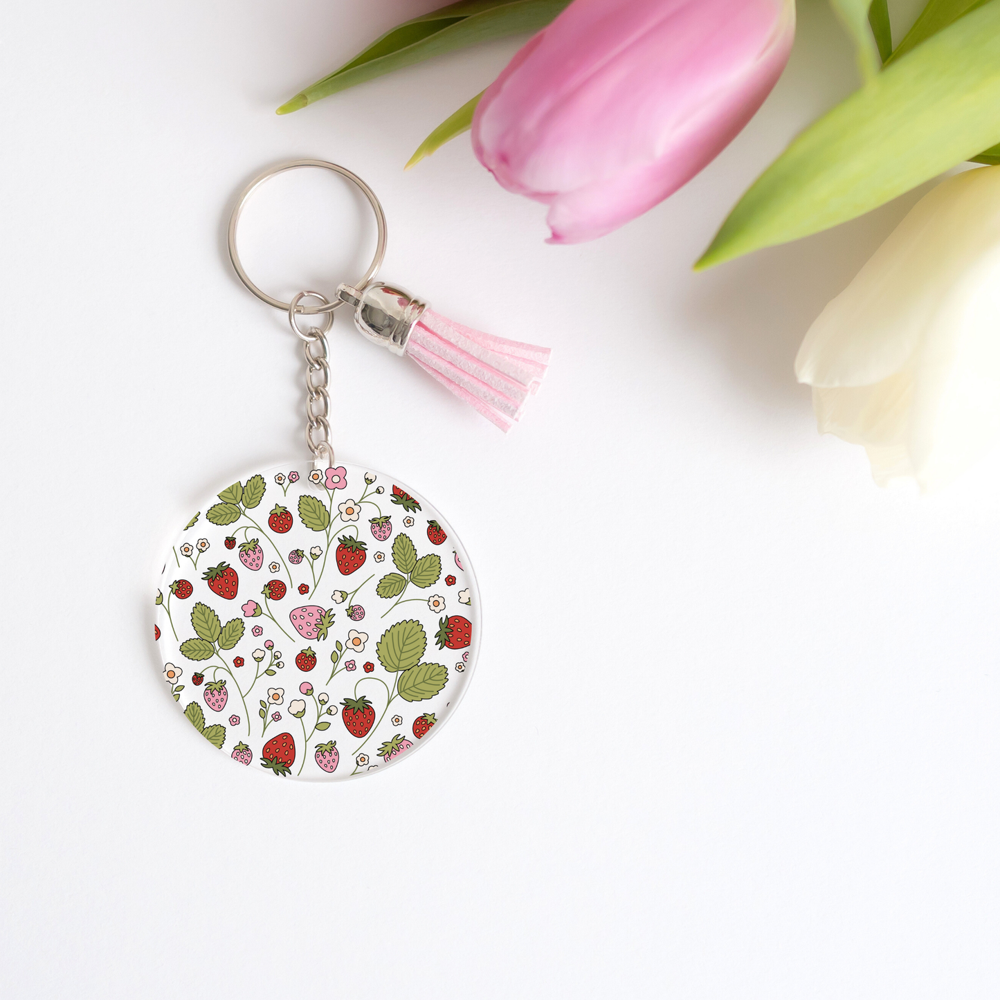 Strawberry Vine Keychain Decals (PACK OF 5)