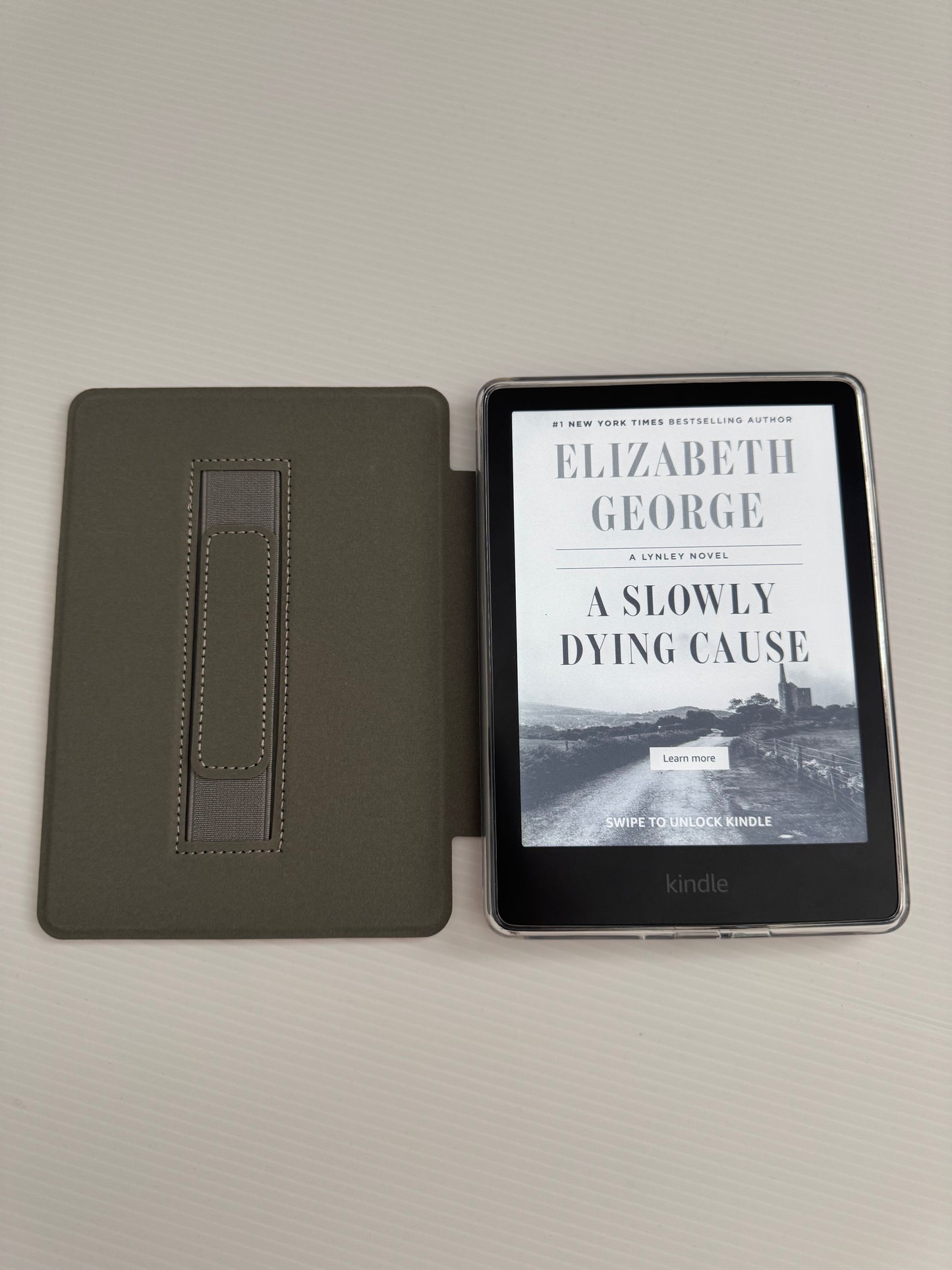 PICK YOUR DESIGN- Clear Back Kindle Case