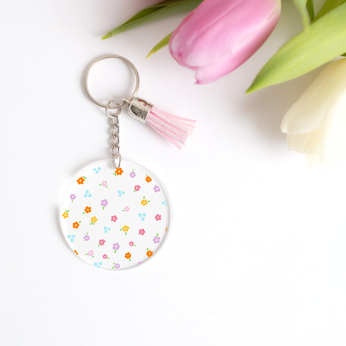 Dainty Flowers Keychain Decals (PACK OF 5)