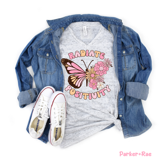 Radiate Positivity Distressed DTF