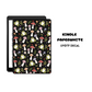 Frog + Mushroom (DOUBLE SIDED) Kindle UVDTF sticker