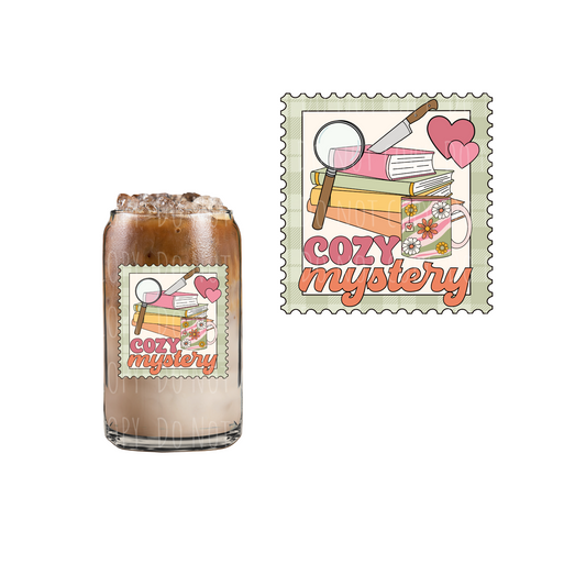 Cozy Mystery Stamp (DOUBLE SIDED) UVDTF decal
