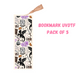 4th Wing Inspired (DOUBLE SIDED) Bookmark UVDTF (pack of 5)