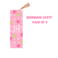 Books+ Coffee Bookmark (DOUBLE SIDED) UVDTF (pack of 5)