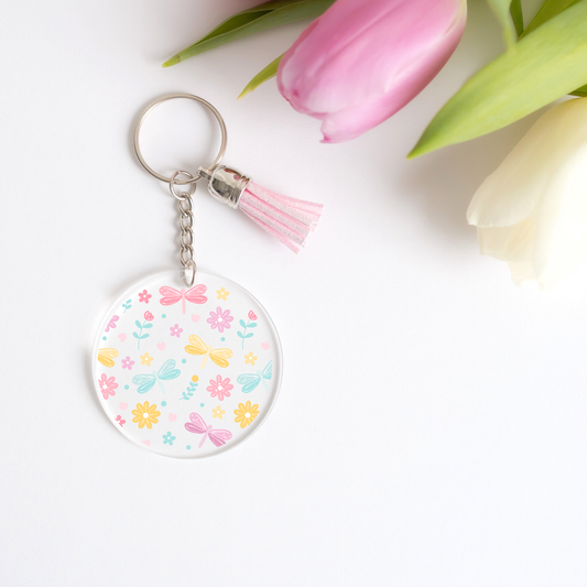 Pastel Butterflies Keychain Decals (PACK OF 5)