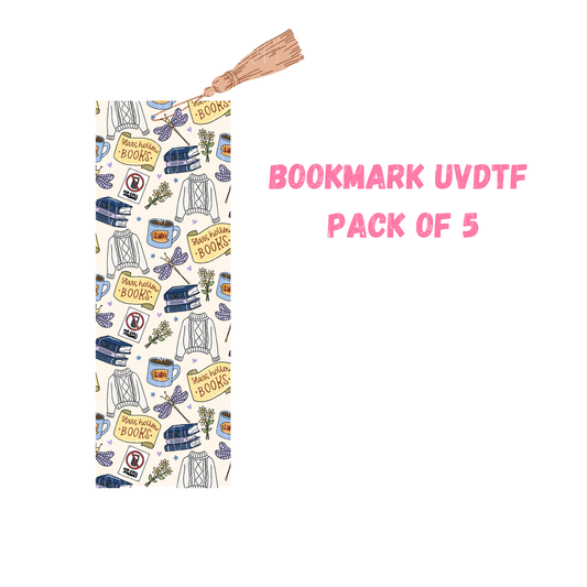 Stars Hollow Books (DOUBLE SIDED) Bookmark UVDTF (pack of 5)