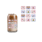 Cute Stamps (DOUBLE SIDED) UVDTF decal