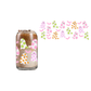 Retro Flower Ghosts + Pink Bats (DOUBLE SIDED) UVDTF 16oz cup wrap