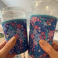 Blue Floral Coffee Sleeves
