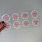 Pink Bow Handwash Only Stickers ( Pack of 8 )