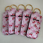 Cherry Crush Chapstick Holder Keychains (Pack of 5)