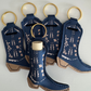 Navy Boot Chapstick Holder Keychains (Pack of 5)