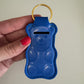Rainbow Gummy Bear Chapstick Holder Keychains (Pack of 5)