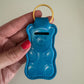Rainbow Gummy Bear Chapstick Holder Keychains (Pack of 5)