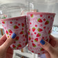 Strawberries and Bows Coffee Sleeves