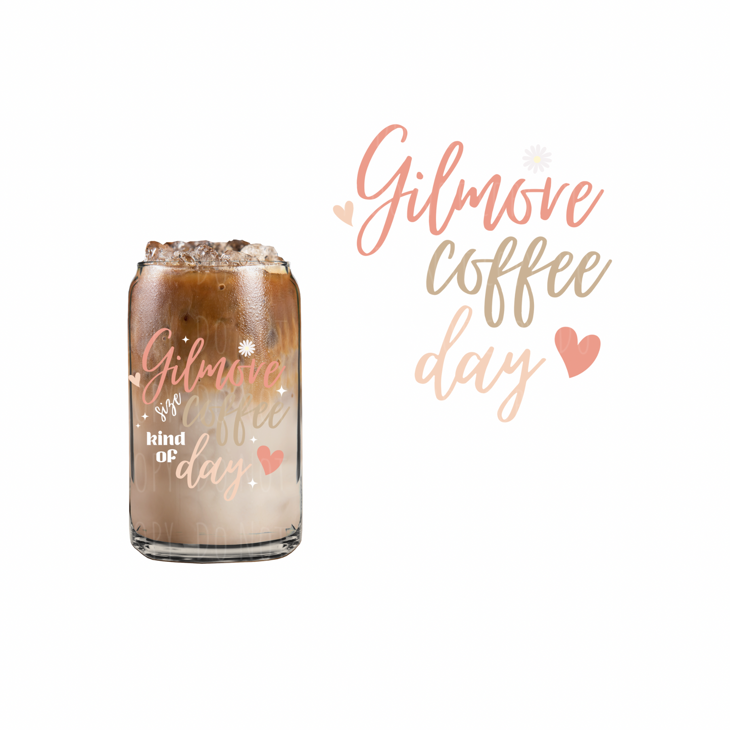 Gilmore Coffee Day (DOUBLE SIDED) UVDTF decal