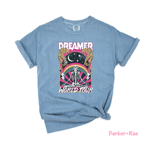 Dreamer World Tour Distressed DTF