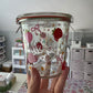 Strawberries + Bows Custom 16oz WECK Jar