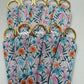 Pastel Florals Chapstick Holder Keychains (Pack of 5)