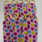 Purple Happy Faces Chapstick Holder Keychains (Pack of 5)