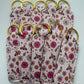 Bee's + Flowers Chapstick Holder Keychains (Pack of 5)