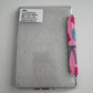 Pretty Pink Bows/ Wholesale Clear Back  Kindle Cases- PACK of 3