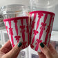 Pink + Red Bow Coffee Sleeves