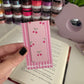 Mini Pink Cherries Magnetic Bookmarks (Pack of 5)
