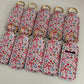 Bows + Flowers Chapstick Holder Keychains (Pack of 5)