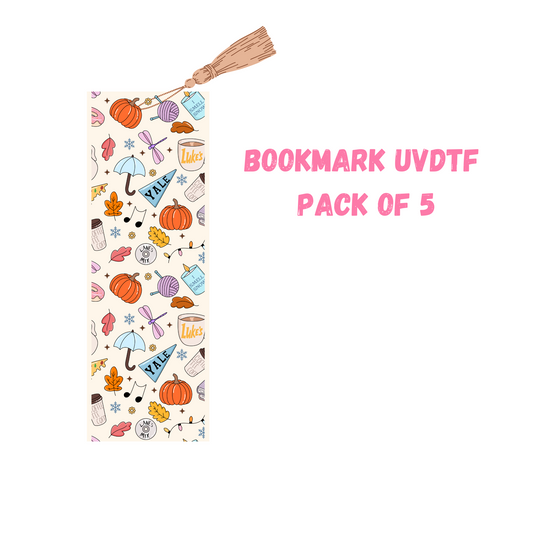 Stars Hollow Bookmark (DOUBLE SIDED) UVDTF (pack of 5)